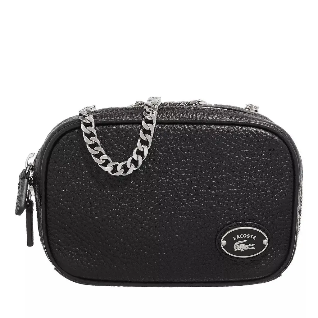 Sac carré Lacoste noir : la solution pour ranger vos essentiels - 5