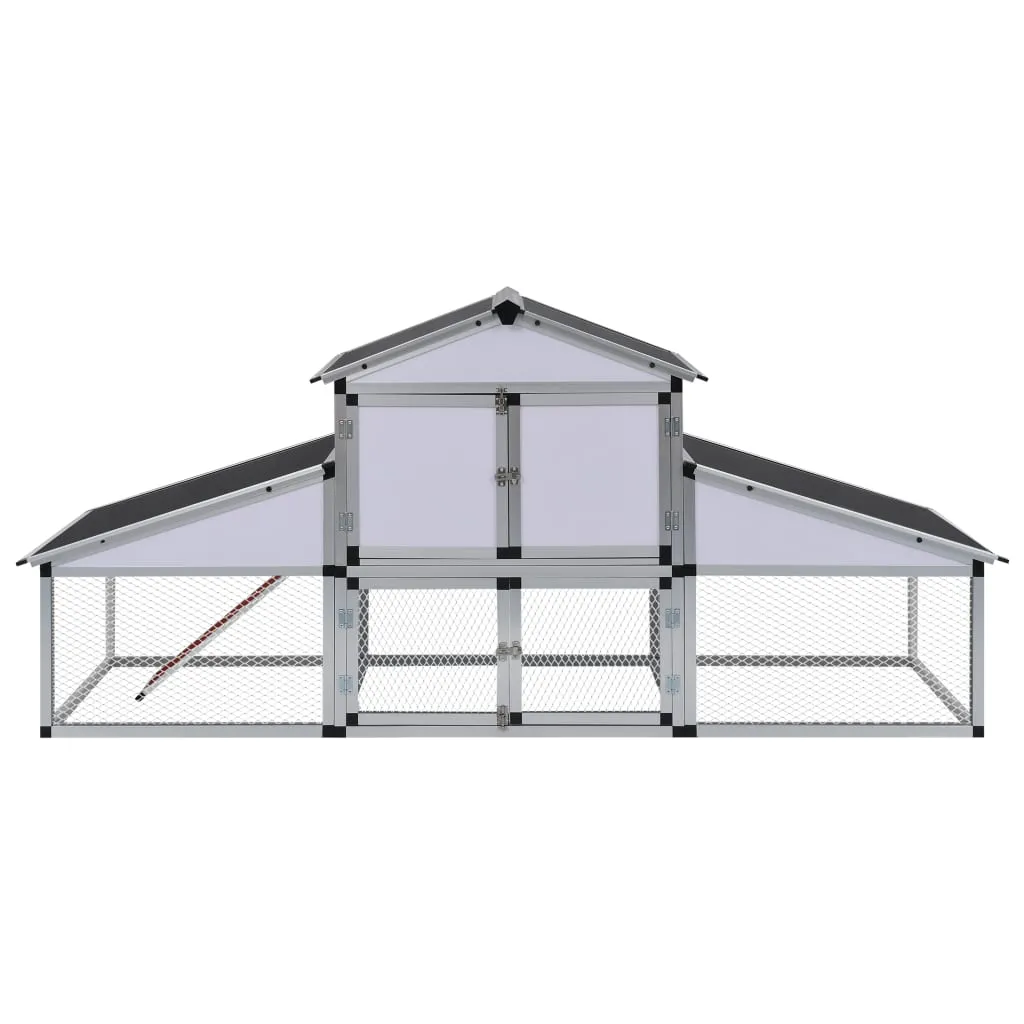 Abri pour poules avec nichoir et enclos sécurisé pour élevage de jardin