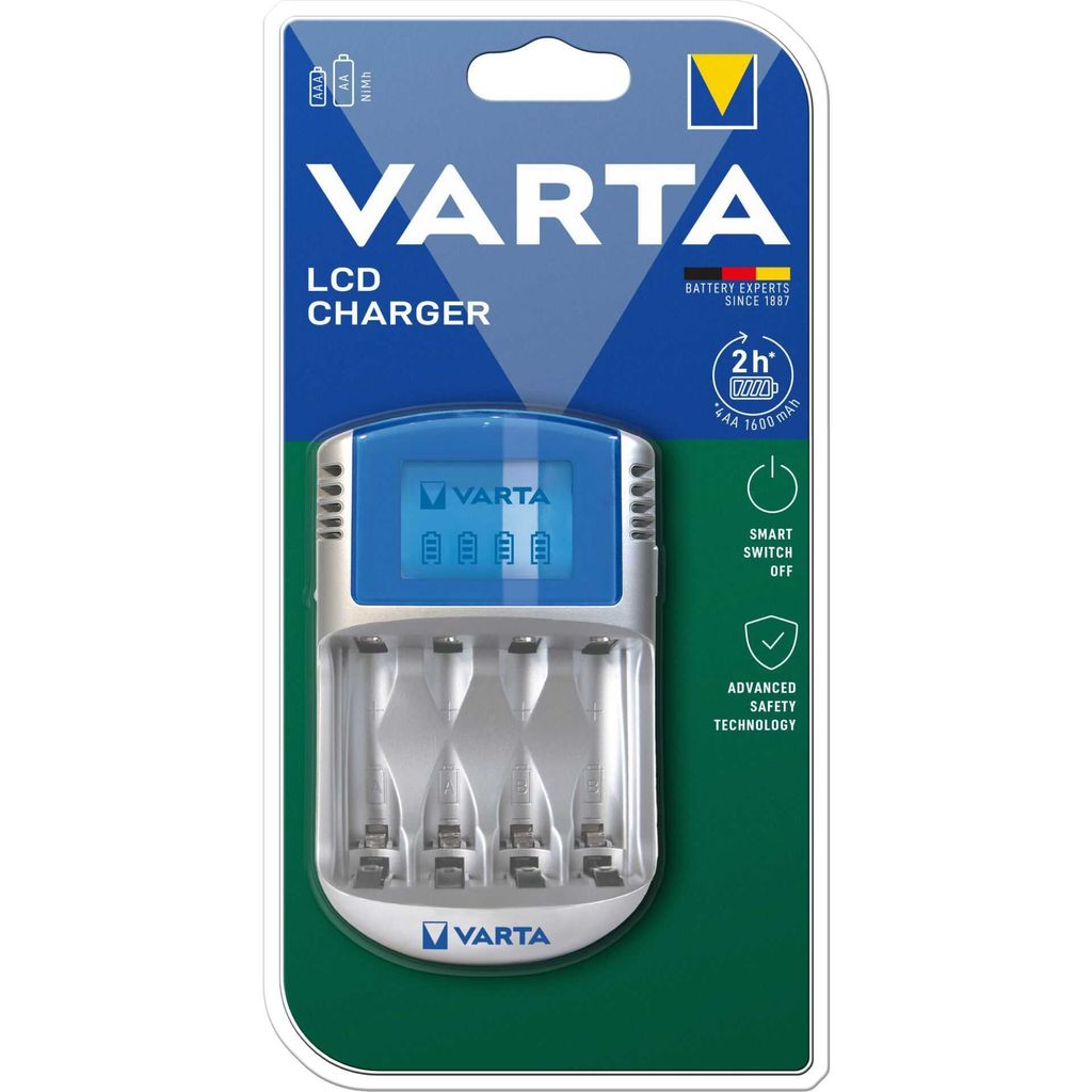 Akku-Ladegerät VARTA ''Power Play LCD Charger'' mit USB und Produktbild 7