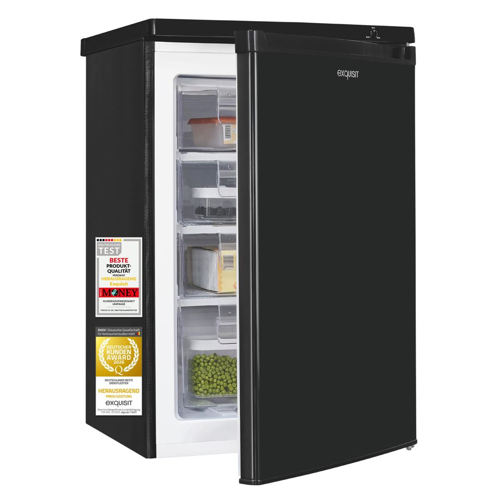 Exquisit Gefrierschrank 91 l kompakt | Energieklasse E | Produktbild 