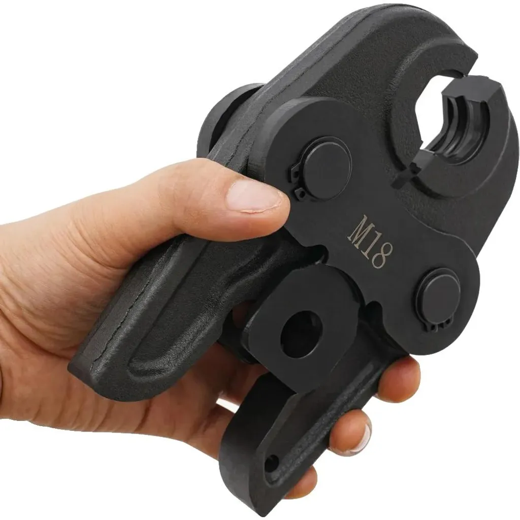 Pince à sertir tubes PER 18mm, outil robuste acier 42CrMo noir