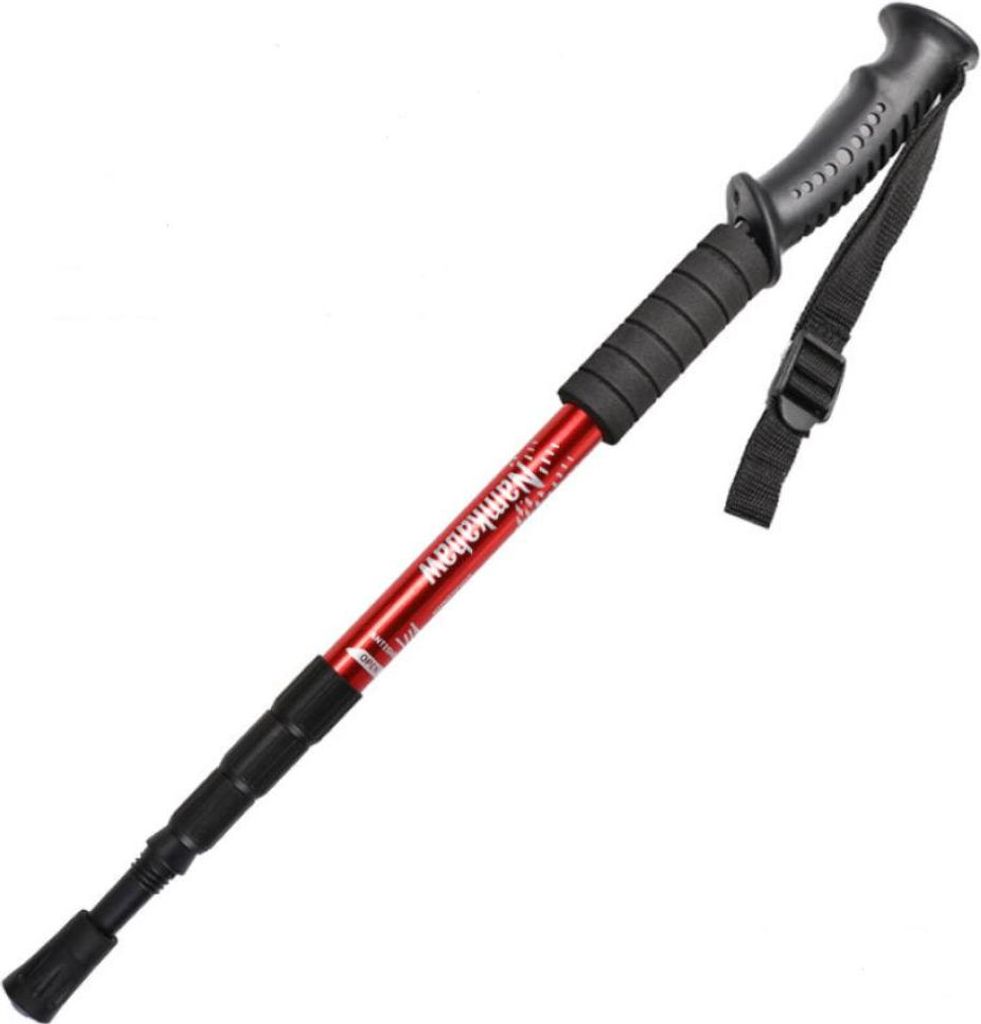 Zusammenklappbare Wanderstöcke aus Aluminium mit Schnellverschlusssystem, faltbar, teleskopisch, ultraleicht für Senioren-Trekking, Rucksackreise...