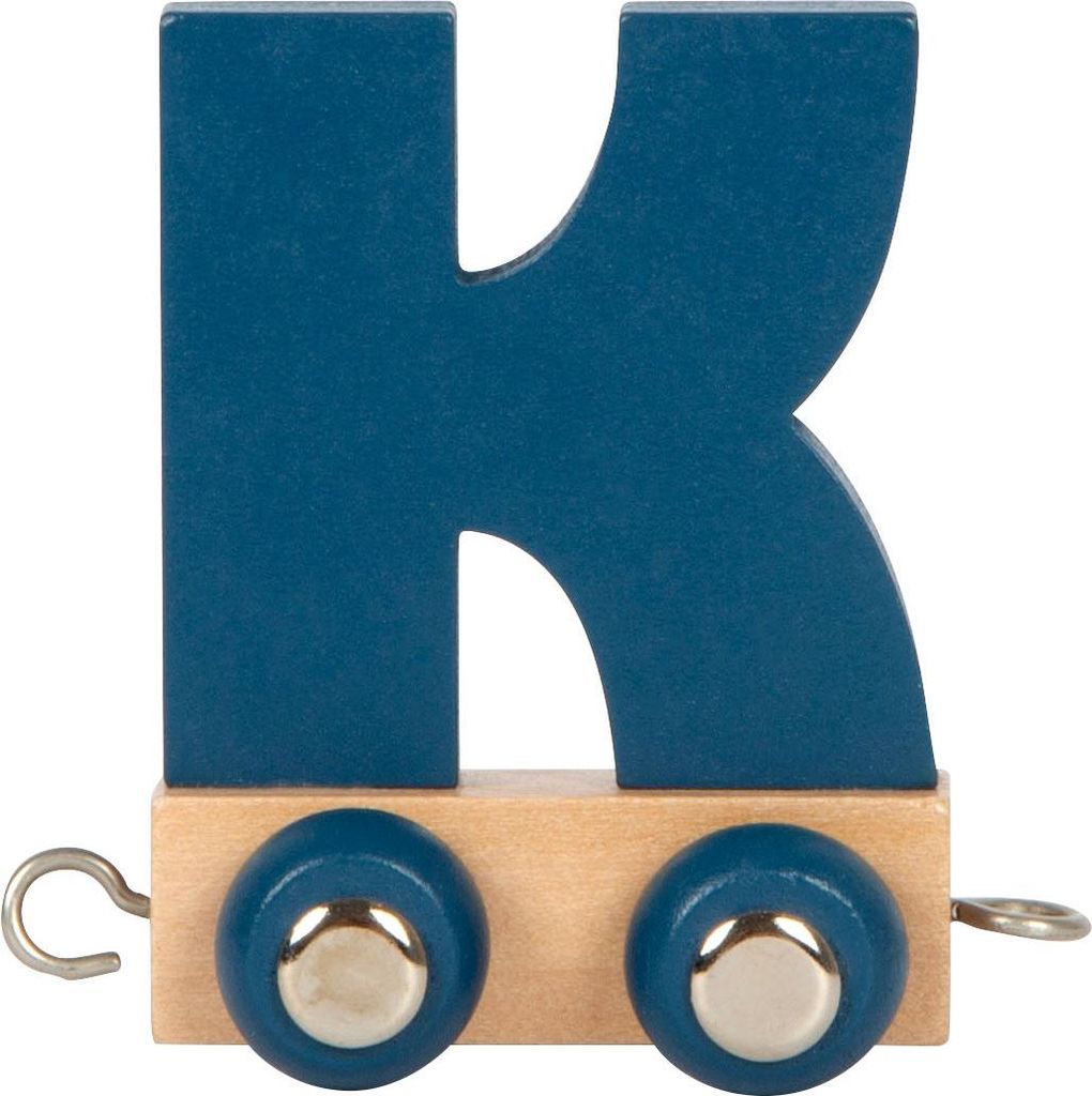 Kleiner Fuß - Holzbuchstabenzug Polar - k