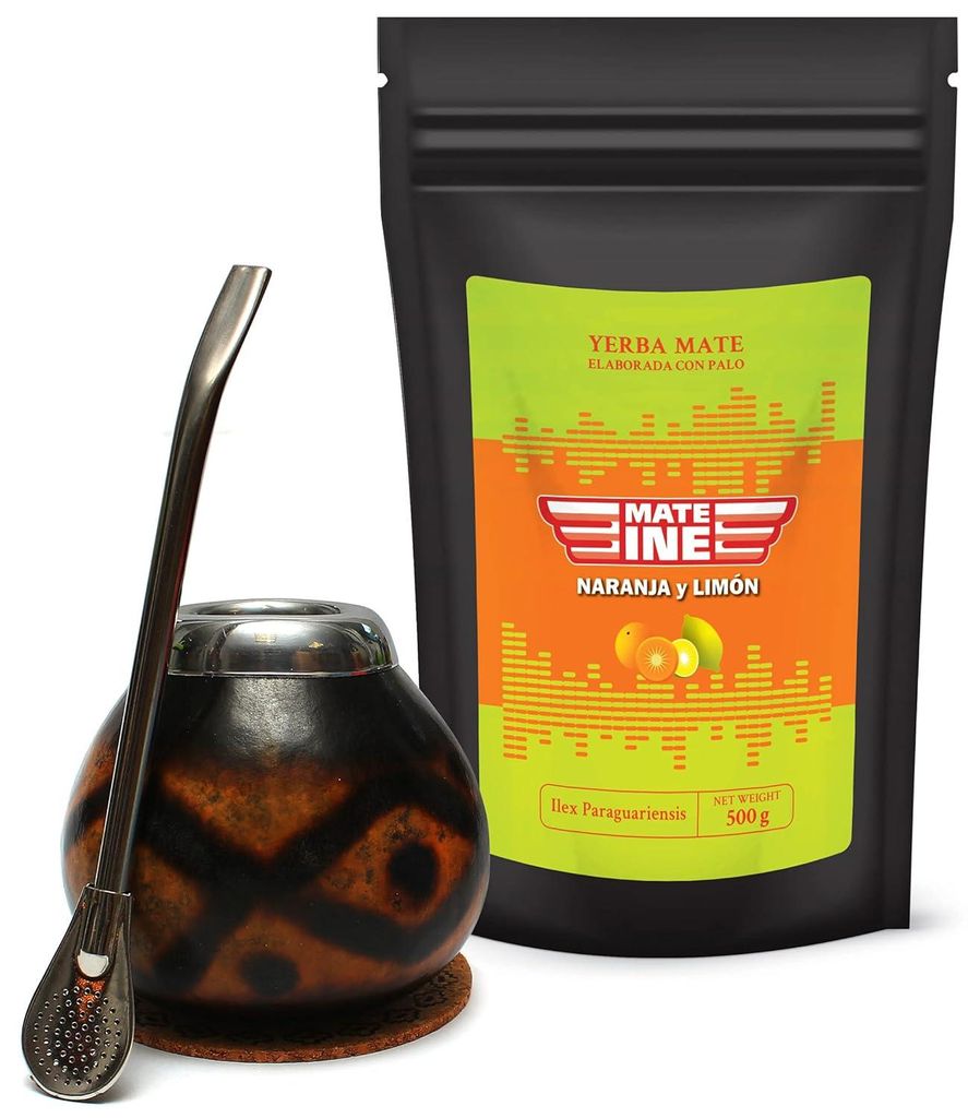 Set per tè Mateine Mate - Tè Yerba Mate del Paraguay Immagine del prodotto 