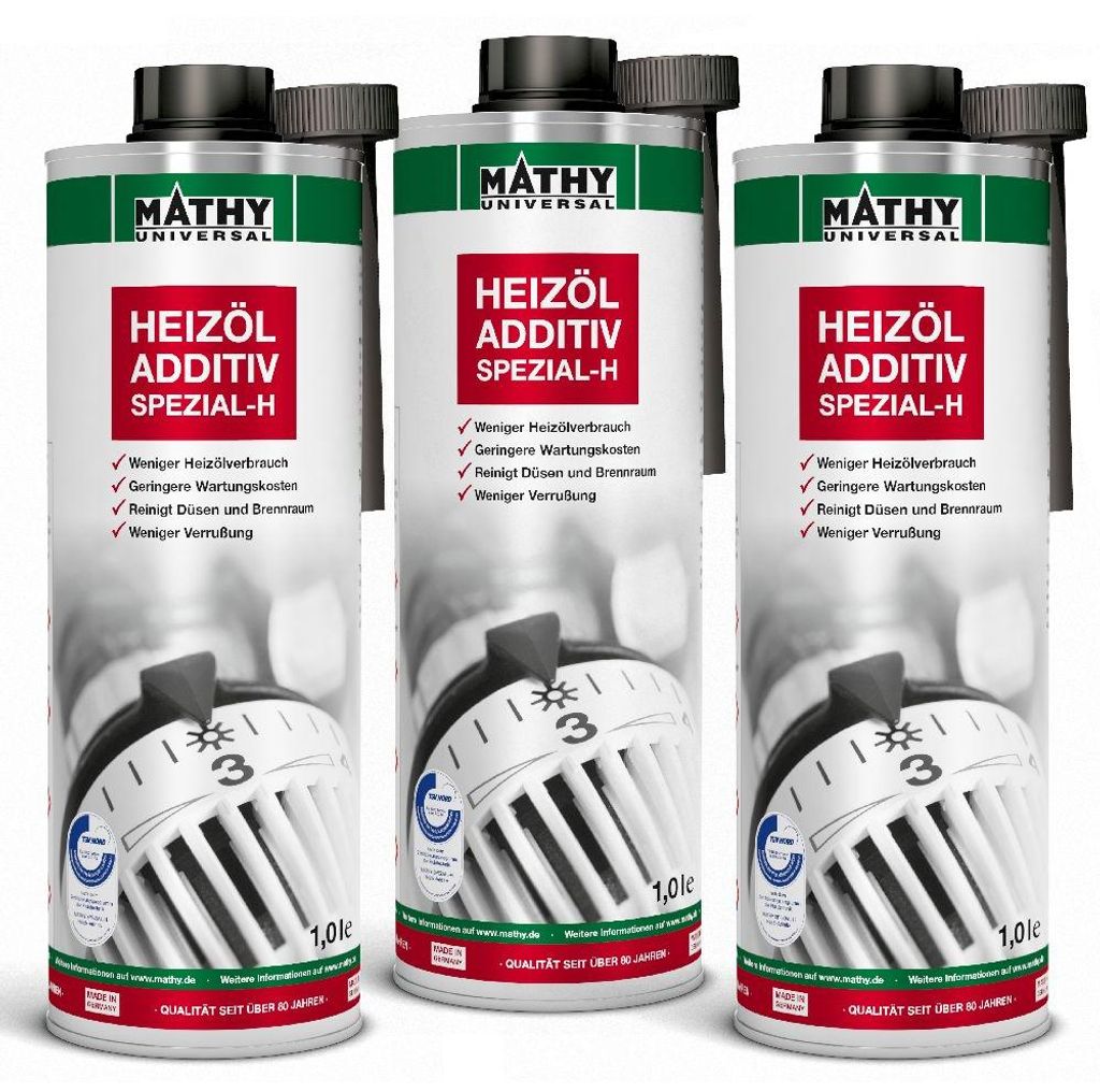 MATHY SPEZIAL-H Heizöl-Additiv 3 x 1,0 l - Additiv für Produktbild 