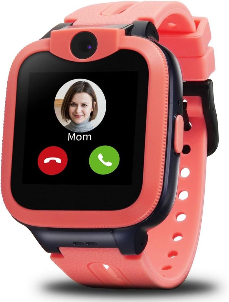 Trackino KW2 4G Kinder-Smartwatch mit Telefonfunktion, GPS-Tracker & Anruf, IP68 wasserdicht, Uhr für Kinder (Rosa)