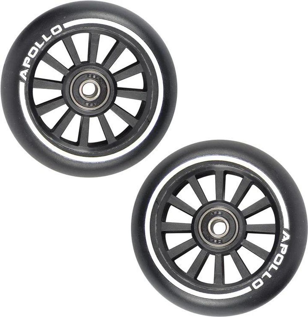 Scooter Wheel Set - PP Core - 100mm - Schwarz Produktbild 