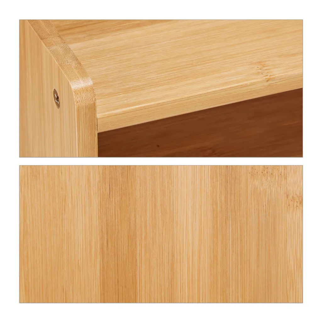 Fini le Mal de Dos : Support d'Écran Bambou Ergonomique et Bureau Rangé - 8