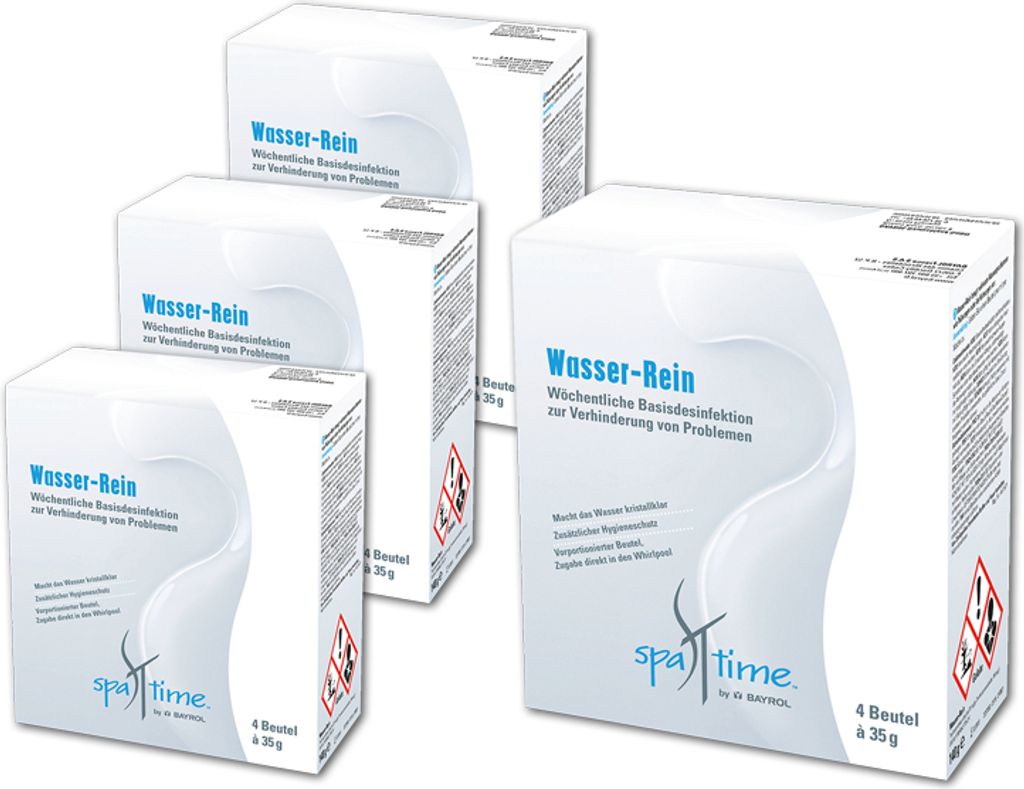 SpaTime Set 4 x Wasser-Rein á 4 x 35 g Produktbild 1
