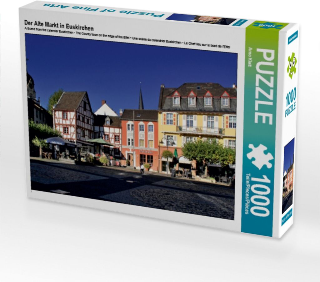 Calvendo Der Alte Markt in Euskirchen 1000 Teile Puzzle quer 640x480mm, Klatt Arno; 7451994