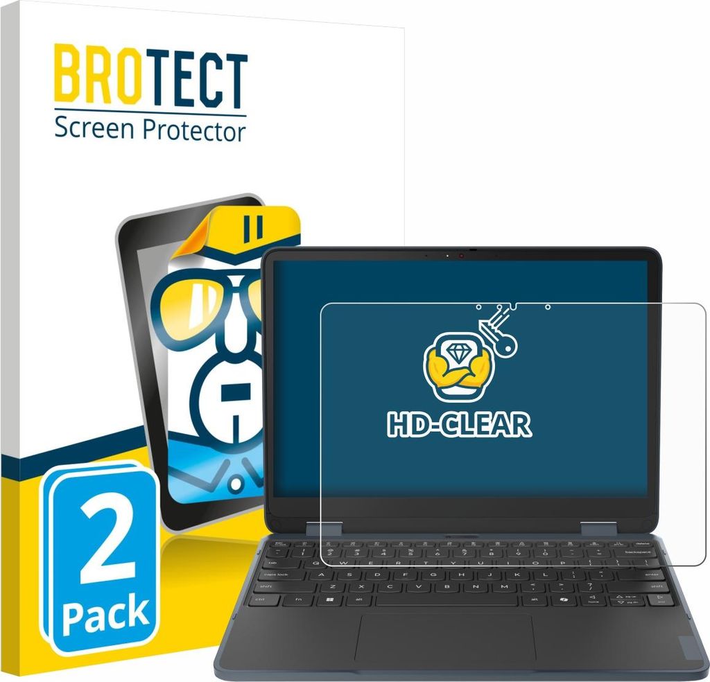 2x Für Lenovo 500w 2-in-1 Gen 5 Schutzfolie BROTECT Produktbild 