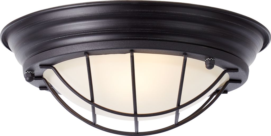 BRILLIANT Wand- und Deckenleuchte 29cm Typhoon schwarz IP20 E27 30 Watt dimmbar g. f. Normallampe