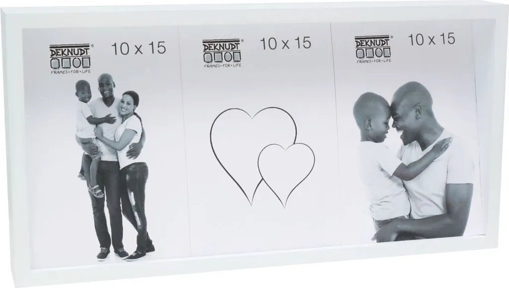 Cornice Multipla 3 Foto Bianca S68QK1 | Regalo Casa e Famiglia