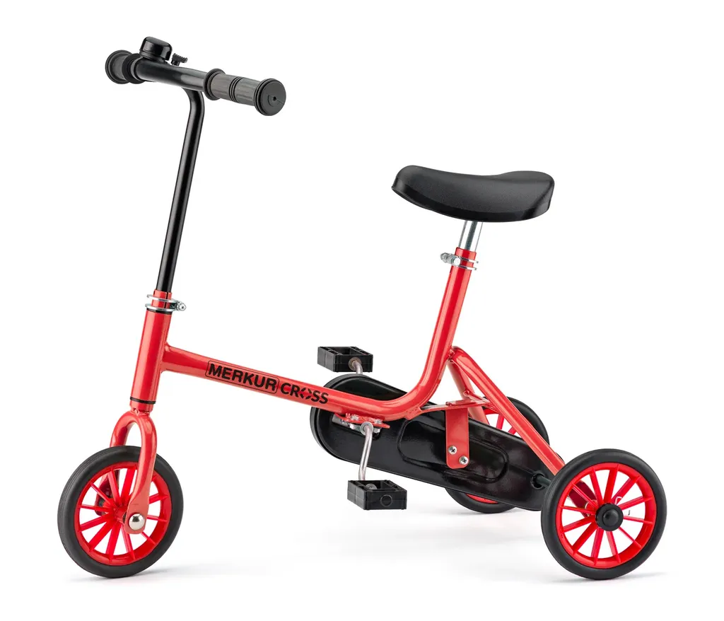 Tricycle Merkur Pája Rouge - Modèle 10994717 Classique pour Enfants