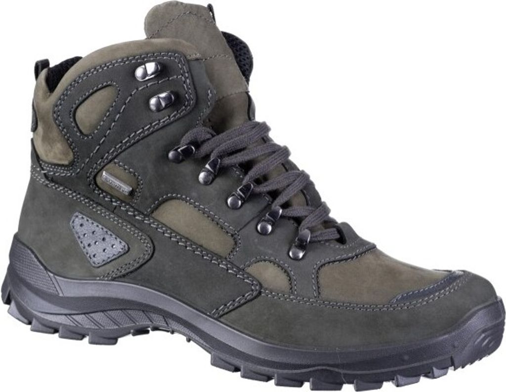 JOMOS Herren Leder Schnürboots anthra, Jomos Aircomfort Fußbett