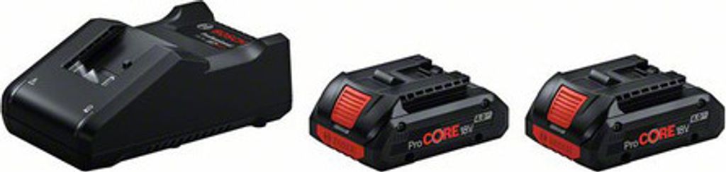 Bosch Starter Set Standard 2x ProCORE18V 4.0Ah + GAL 18V-40 Produktbild 38