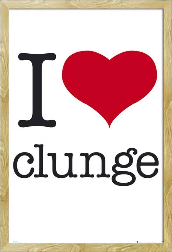 Poster I Love Clunge Cornice Faggio Shinsuke - Design Maxi 61x91,5