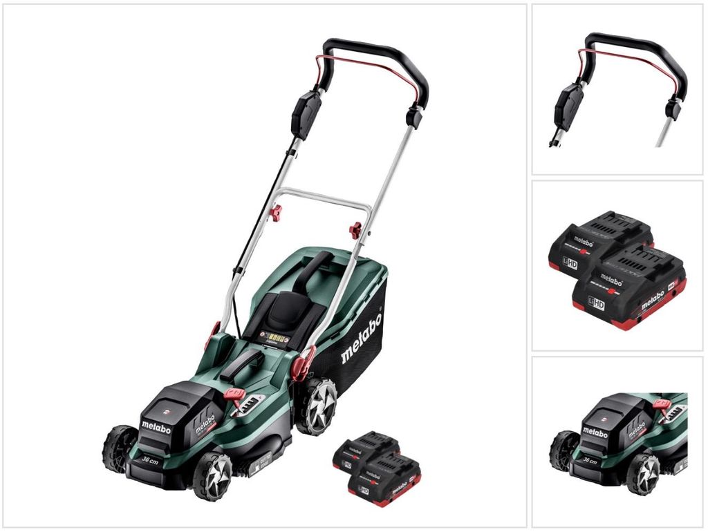 Kosiarka akumulatorowa Metabo RM 36-18 LTX BL 36 36 V ( 2x Zdjęcie produktu 