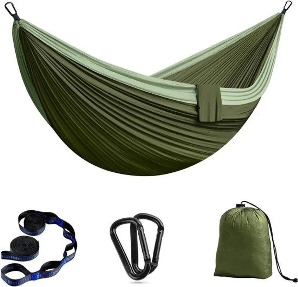 Hamac de voyage ultraléger 300 kg, grand format 2 places portable