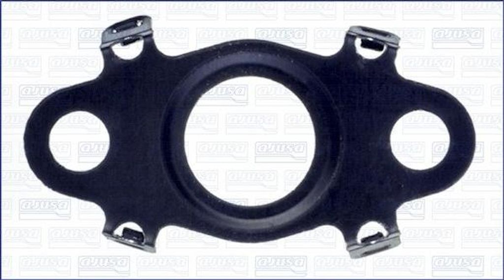 AJUSA Ölablassdichtung Turbolader 01259800 für VW GOLF VI (5K1) 0,35mm 50,5mm 24,5mm 14mm