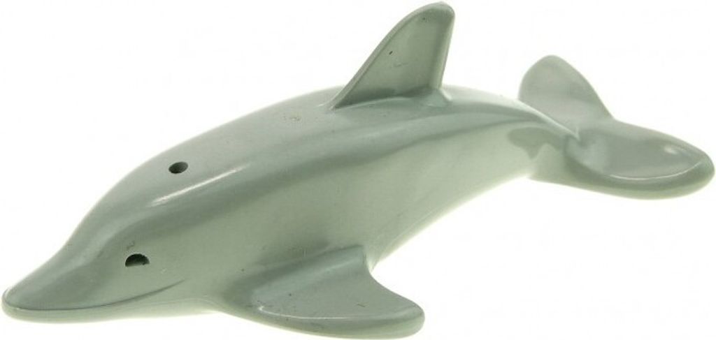 1x Lego Tier Delfin Tümmler alt-hell grau ohne Achshalter Produktbild 