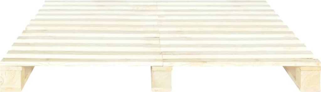 vidaXL Paletová posteľ z masívneho dreva borovice 180 × 200 Obrázok produktu 