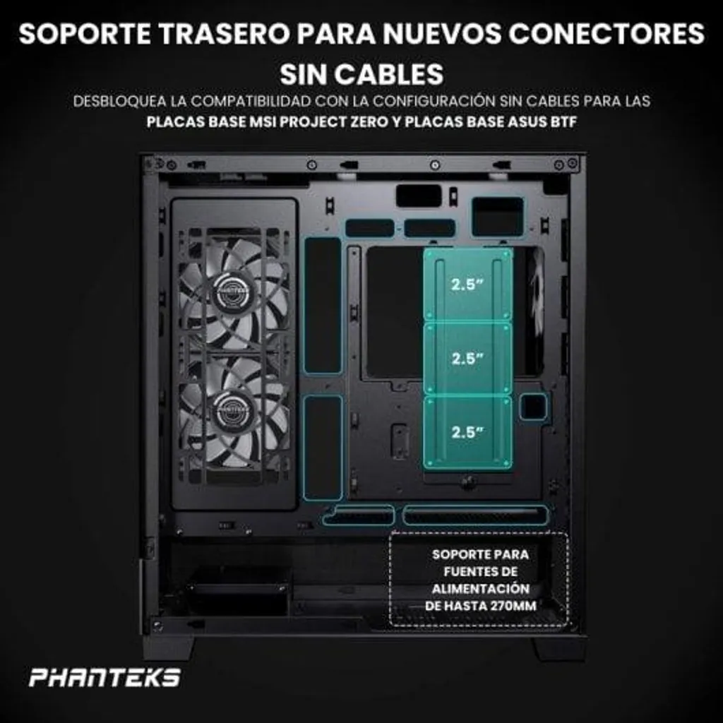 Boîtier PC Gaming Phanteks XT View Châssis ATX avec Verre et D-RGB