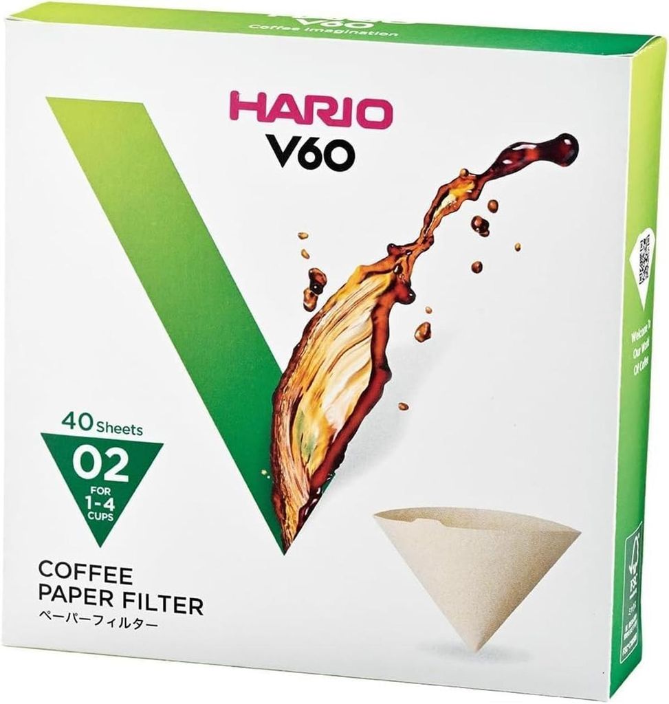 Papierový filter 02M Box 40 listov VCF-02-40M / Bestbrew Obrázok produktu 