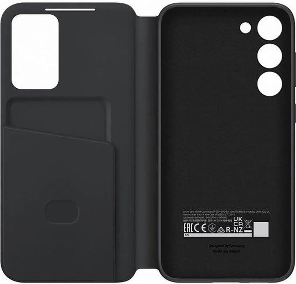 Étui smartphone noir antichoc avec plaque magnétique pour voiture