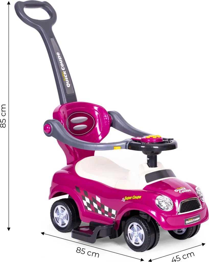 Poussette à roues pivotantes et guidon sonore interactive Modèle C1 - 11