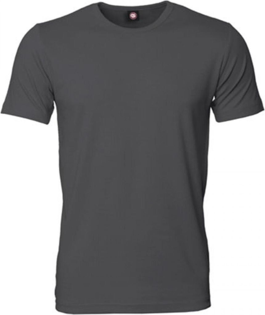 CG Workwear 09520-13 | Herren Kurzarm T-Shirt Taranto / 60 °C waschbar / Bügelfrei - Farbe: Anthracite - Größe: XXL