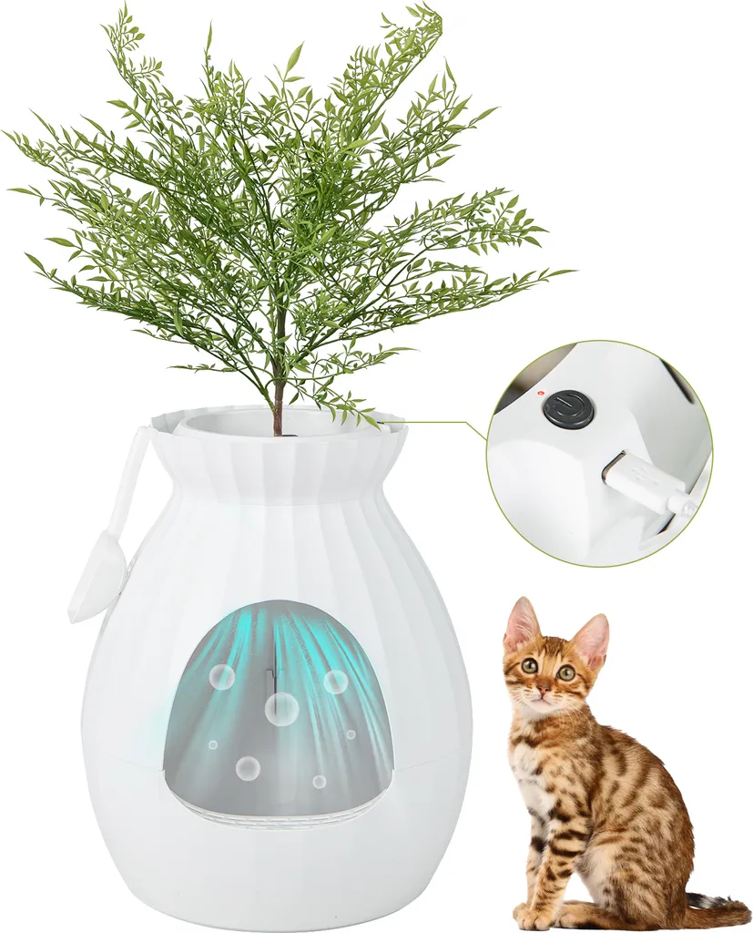 Maison de toilette pour chat 63L avec système de désodorisation actif