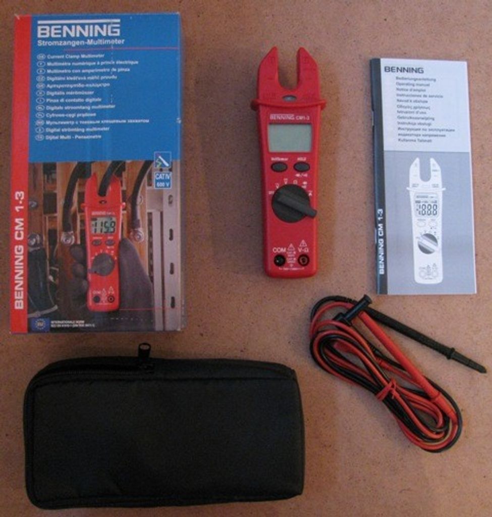 Multimeter CM 1-3 Digital f.Stromzangen BENNING
