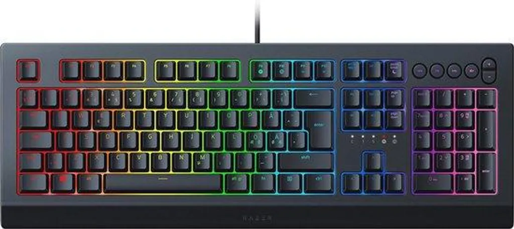 Clavier gaming noir RGB idéal pour jouer et travailler en silence