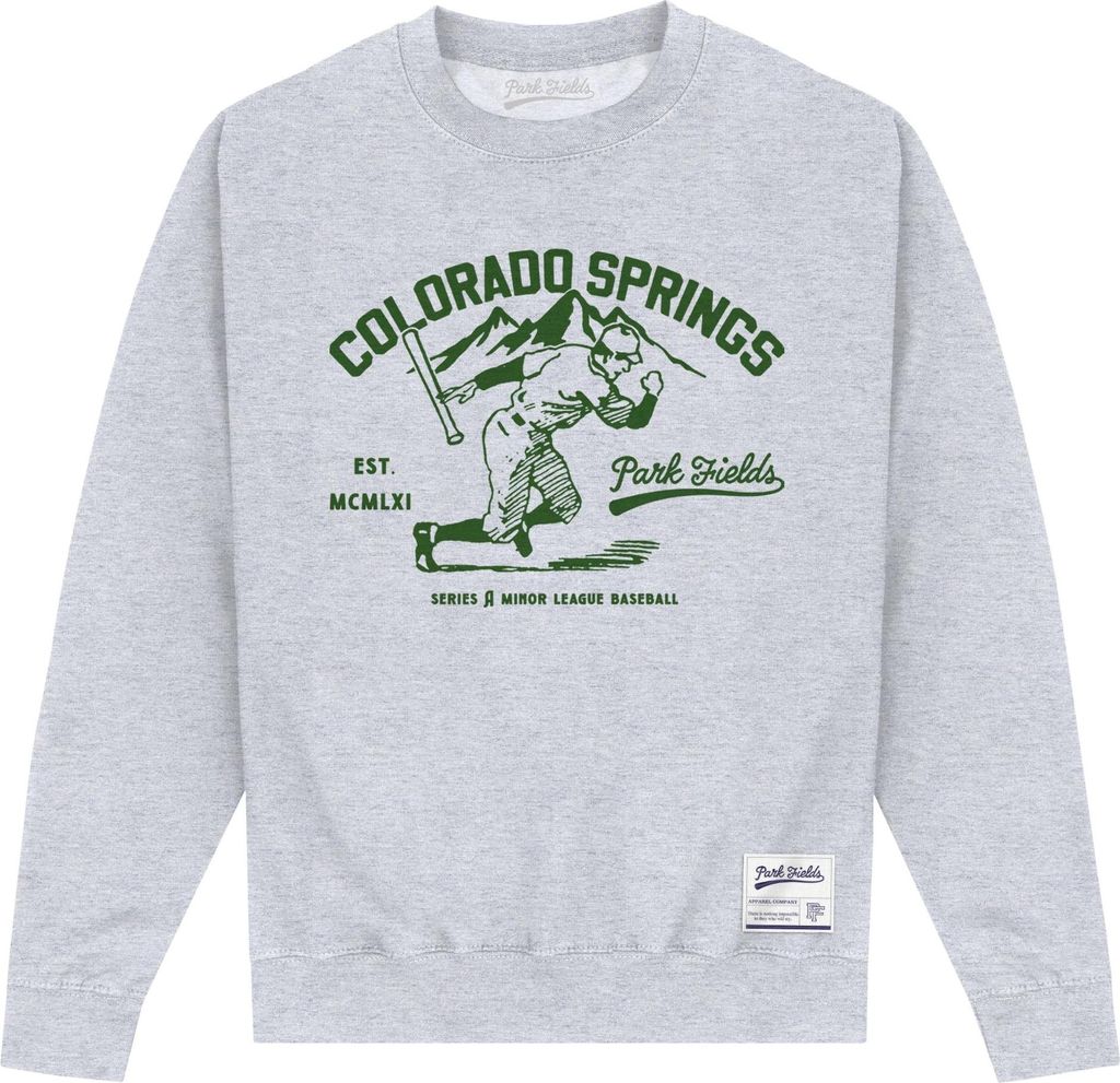 Park Fields - "Colorado Springs" Sweatshirt für Herren/Damen Uni PN748 (L) (Grau meliert)