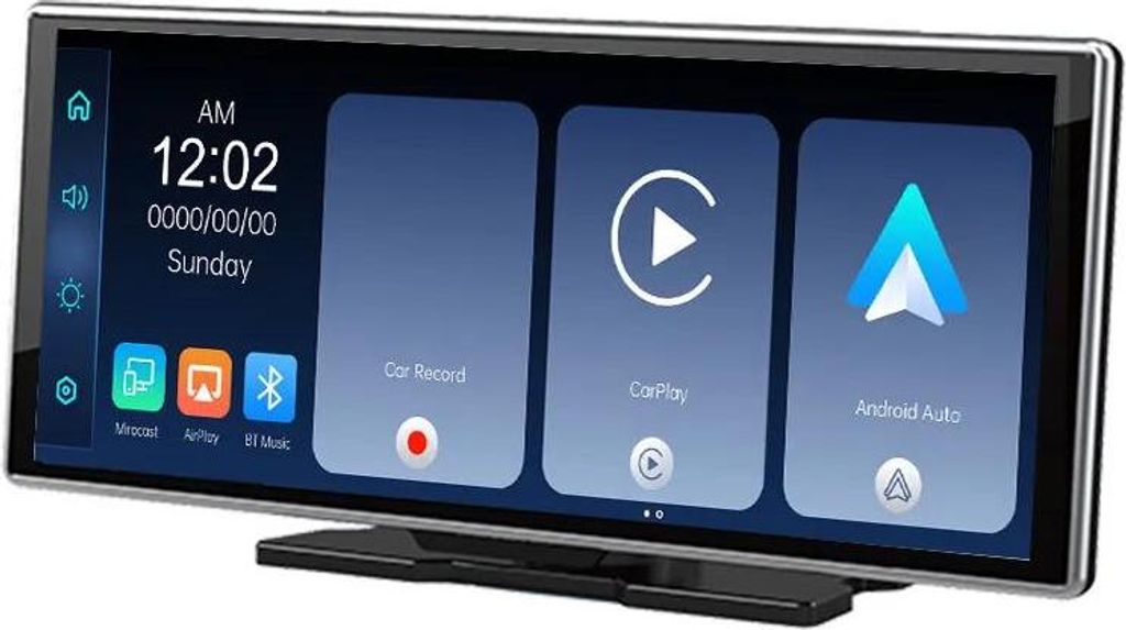 Universal Autoradio Auto Stereo - MP5 Multimedia-Player - 28,6 cm Touchscreen - Wireless CarPlay - Android Auto - GPS Navi - WLAN BT FM