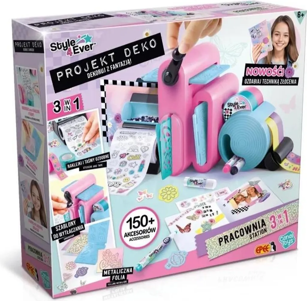Atelier Project Deko EPEE EP60477 : fini l'ennui avec ce set créatif 3-en-1