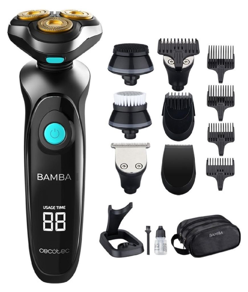 Cecotec 04194, Bart, Gesicht, 3 mm, 1,2 cm, Schwarz, Produktbild 