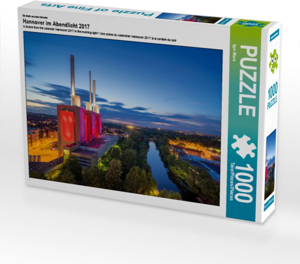 Calvendo Ein Motiv aus dem Kalender Hannover im Abendlicht 2017 1000 Teile Puzzle quer 640x480mm, Marx Igor; 7433421