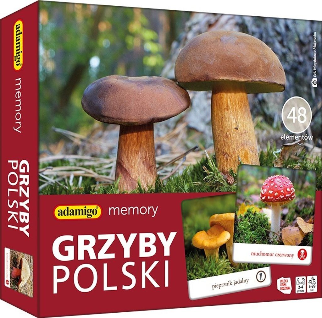 ADAMIGO Memory-Spiel Grzyby Polski 07912 Produktbild 