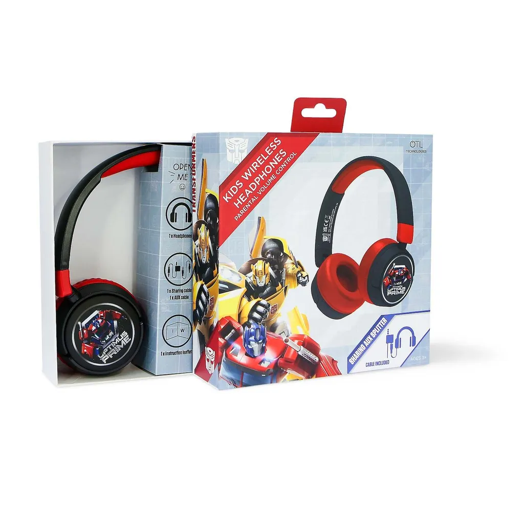 Écouteurs Bluetooth Junior Transformers avec Limitation de Volume Sonore - 9