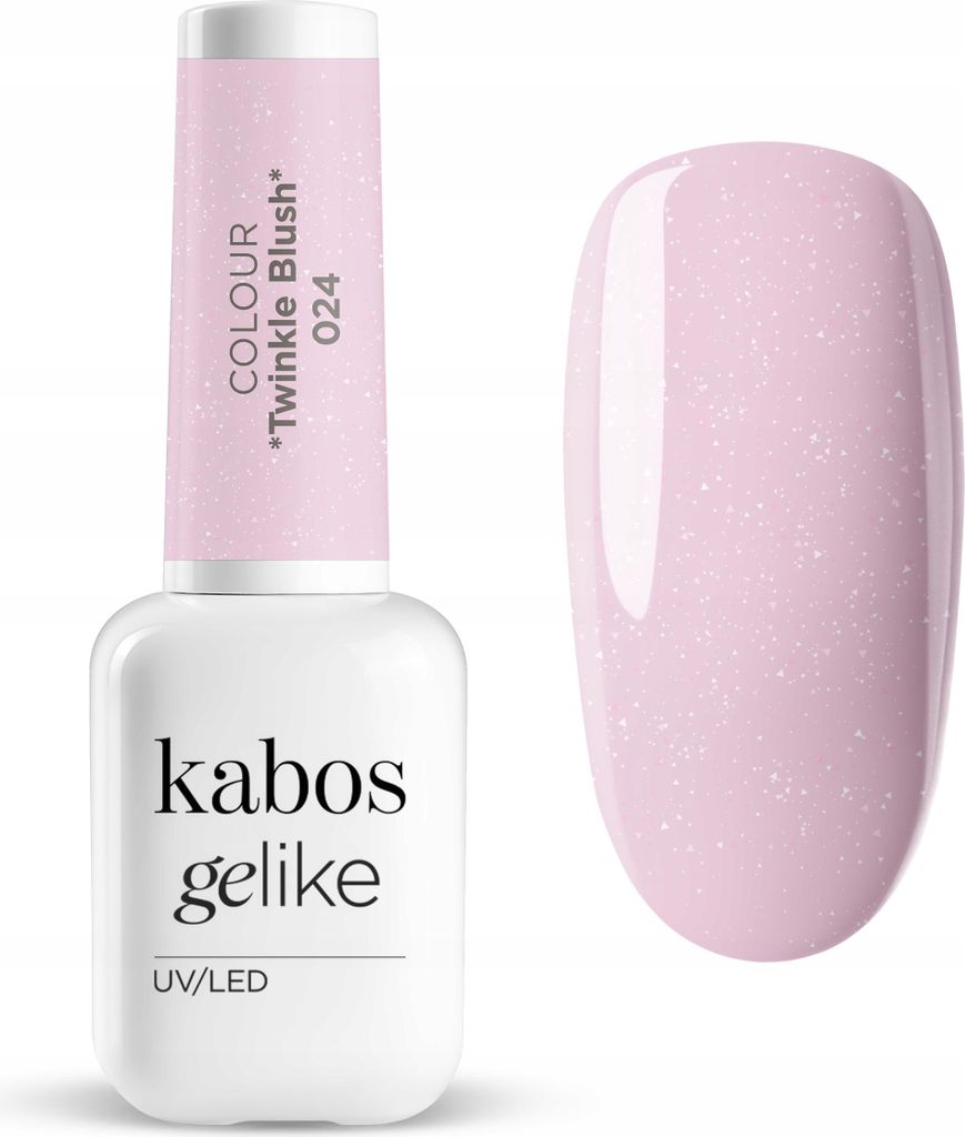 Kabos UV Nagellack Hybrid Gelike 024 Twinkle Blush 8ml