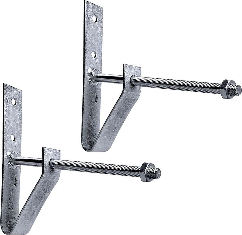 2x Reifenhalter Wand 12cm Auflage und Felgenhalter Reifen Wandhalterung Metall inkl Befestigung Reifenständer Felgenbaum