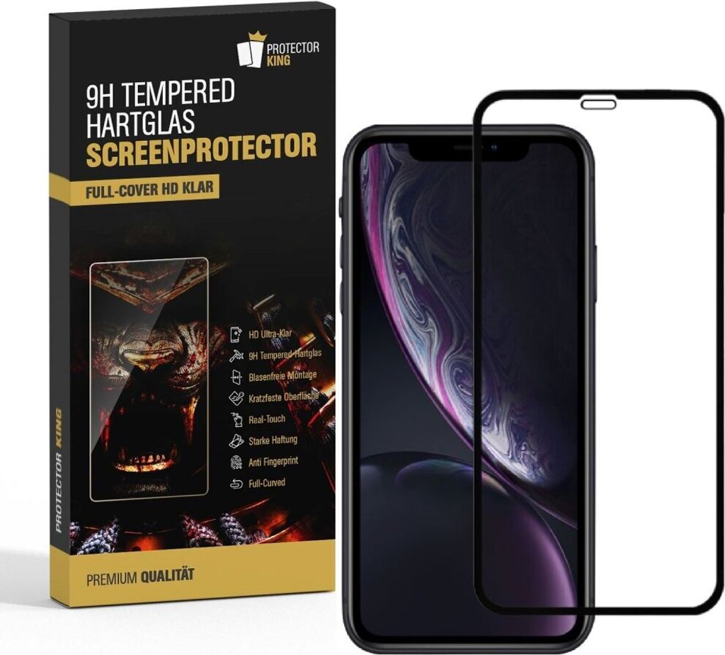 2x 9H Hartglas für iPhone XS FULL COVER Panzerfolie Displayschutz SW HD Klar Panzerglas Schutzglas Schutzfolie