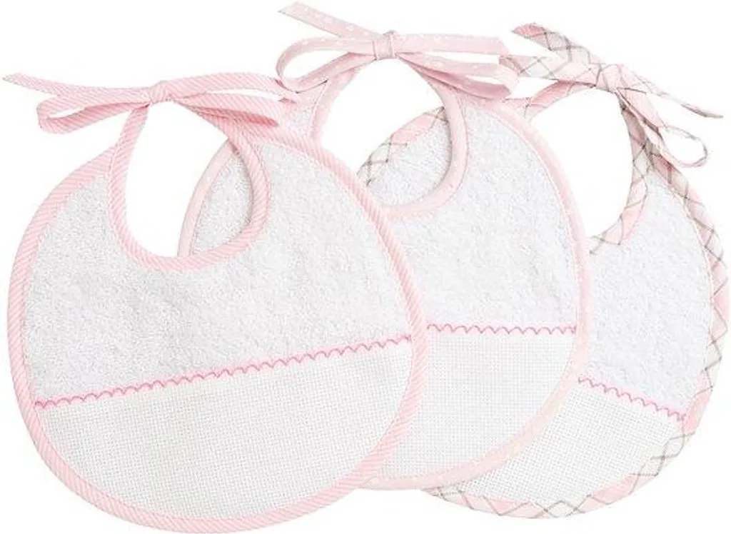 Aménager le lit bébé fille avec ce tour de lit blanc en coton Aïda italien