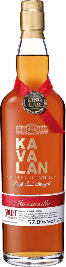 Kavalan Solist Manzanilla Cask Strength Whisky | 57,8 % vol | 0,7 l
