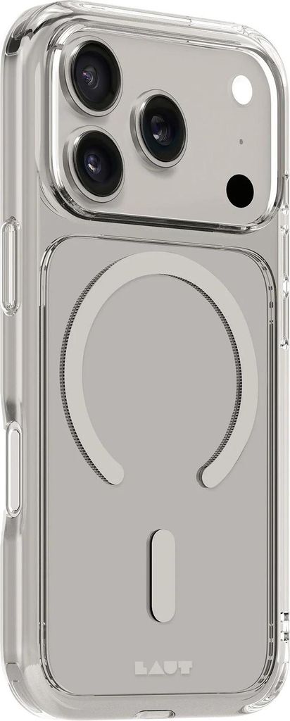 LAUT CRYSTAL FLURO for iPhone 17 Pro Max - Clear Grey