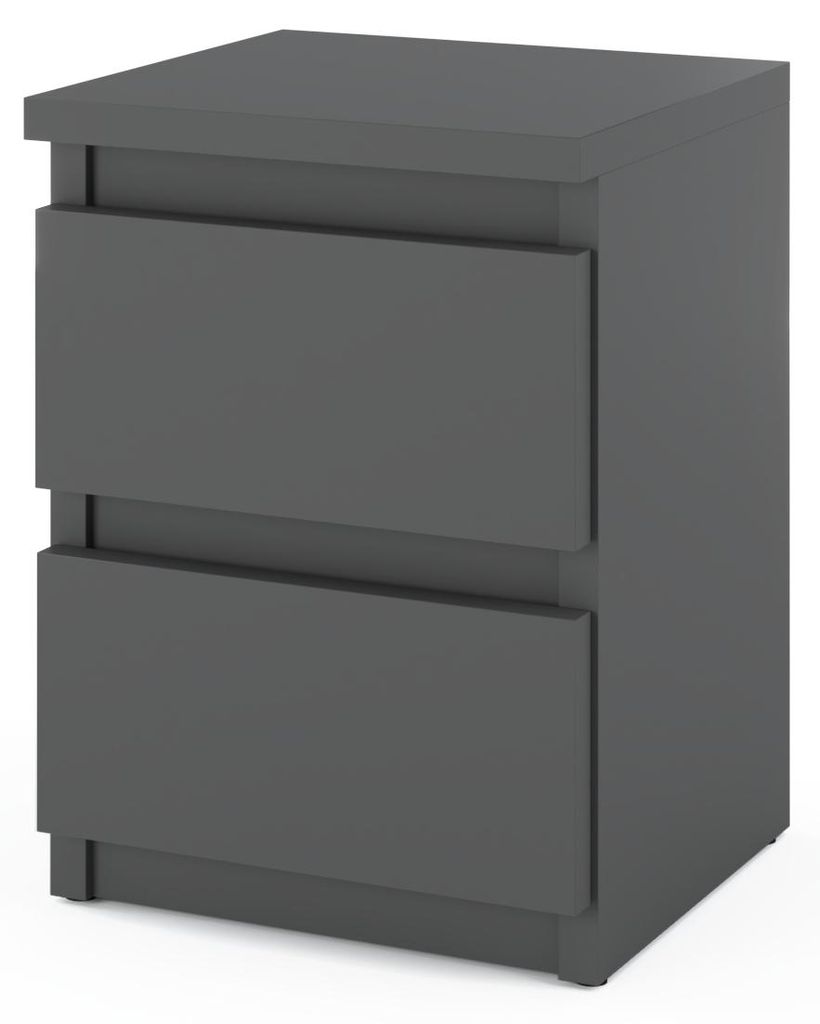 STIV Meubles | Table de nuit Gris Mat 30x30x40 cm | 2 Image du produit 