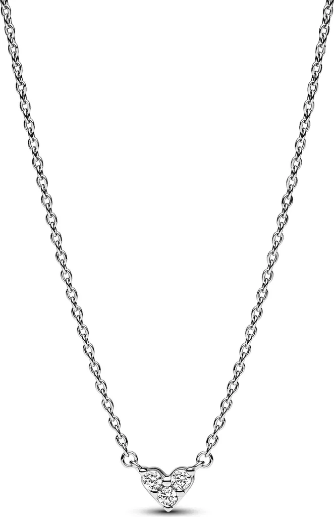 Collana Pandora Cuore 393014C01-45 - Argento 925 e Zirconi 45cm