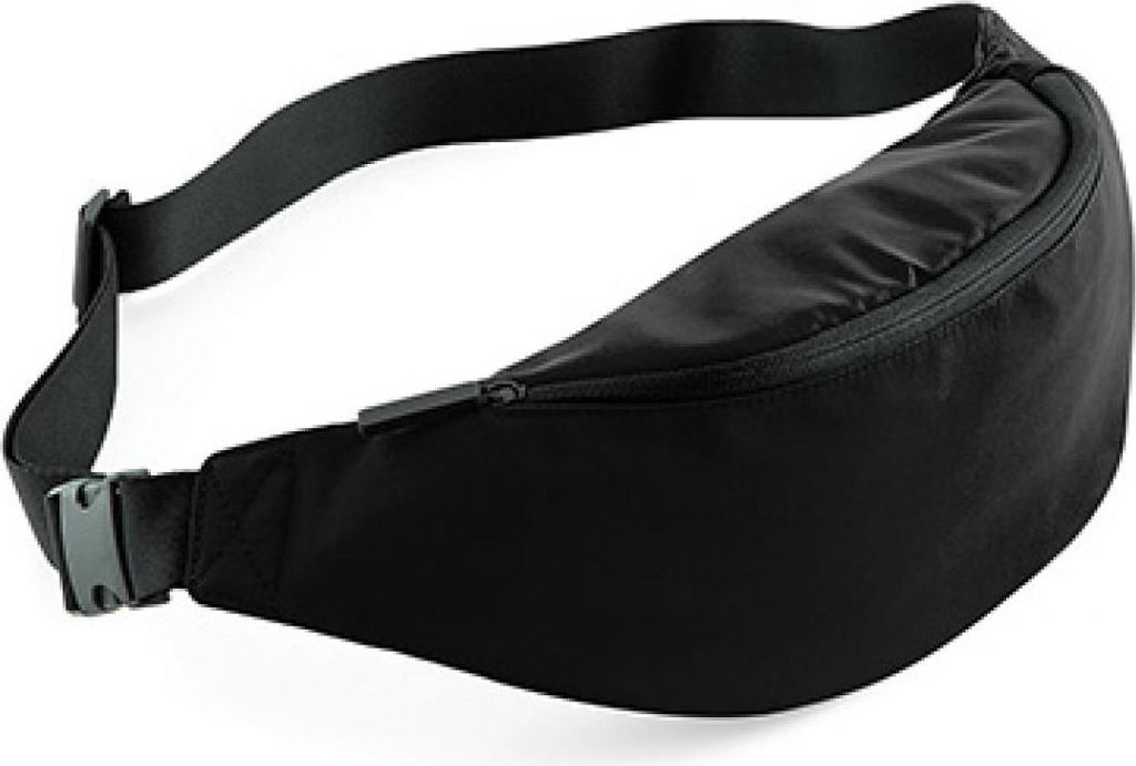 BagBase BG144 | Bauchtasche Studio Waistpack / 38 x 14 x 8 cm - Farbe: Jet Black - Größe: 38 x 14 x 8 cm